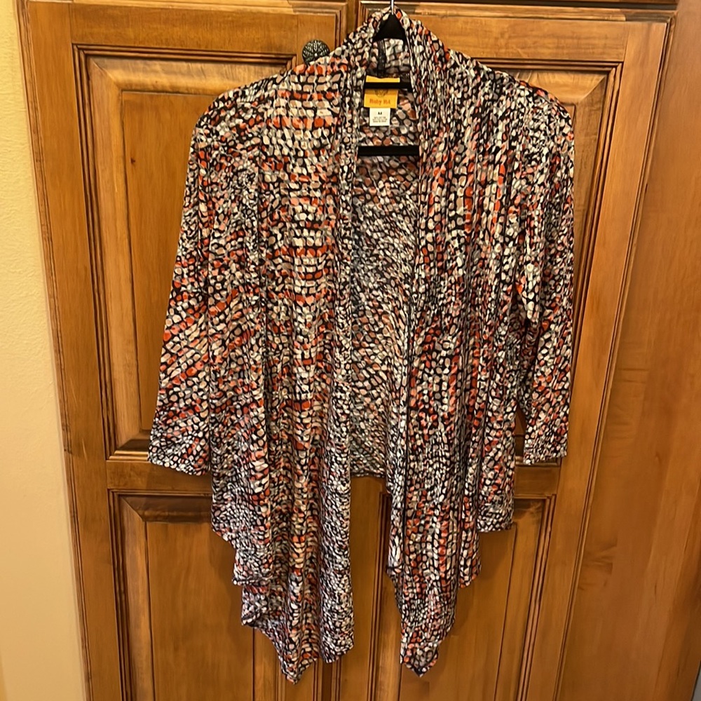 Ruby Rd. Multicolored medium duster with long sleeves - Picture 2 of 7